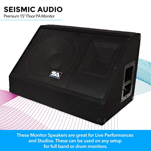 Stage Monitors Seismic Audio Pair Of 10