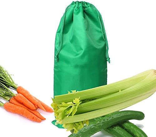 MORSNE Lightweight & Durable Celery keeper Cucumber saver Carrots Storage Bag (2 pack)