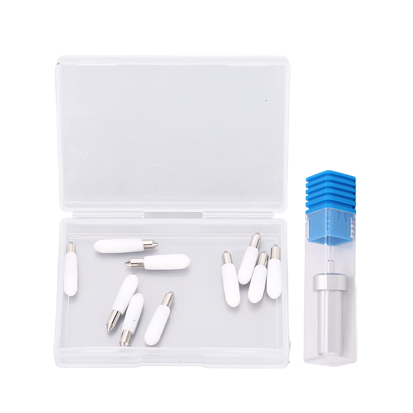 for Blades for Weeding Tool for Fine Point Blade Replacement, 10Pcs Cutting Blade Replacement 45° High Hardness Accessory with Holder for Joy