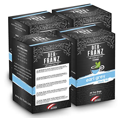 Der-Franz Schwarztee „Earl Grey“ in klassischen Teebeuteln, 4 Packungen (80 Teebeuteln x 2,0 g) – Bild 5