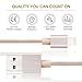 Winage 3Pack 3ft 6ft 10ft Charger Cable Nylon Braided Sync and Charge Cord with Aluminum Heads Compatible with iPhone7/7 plus/ SE/ 6/6s/6 plus/6s plus, 5c/5s/5, iPad Air/Mini, iPod Nano/Touch(Gold)