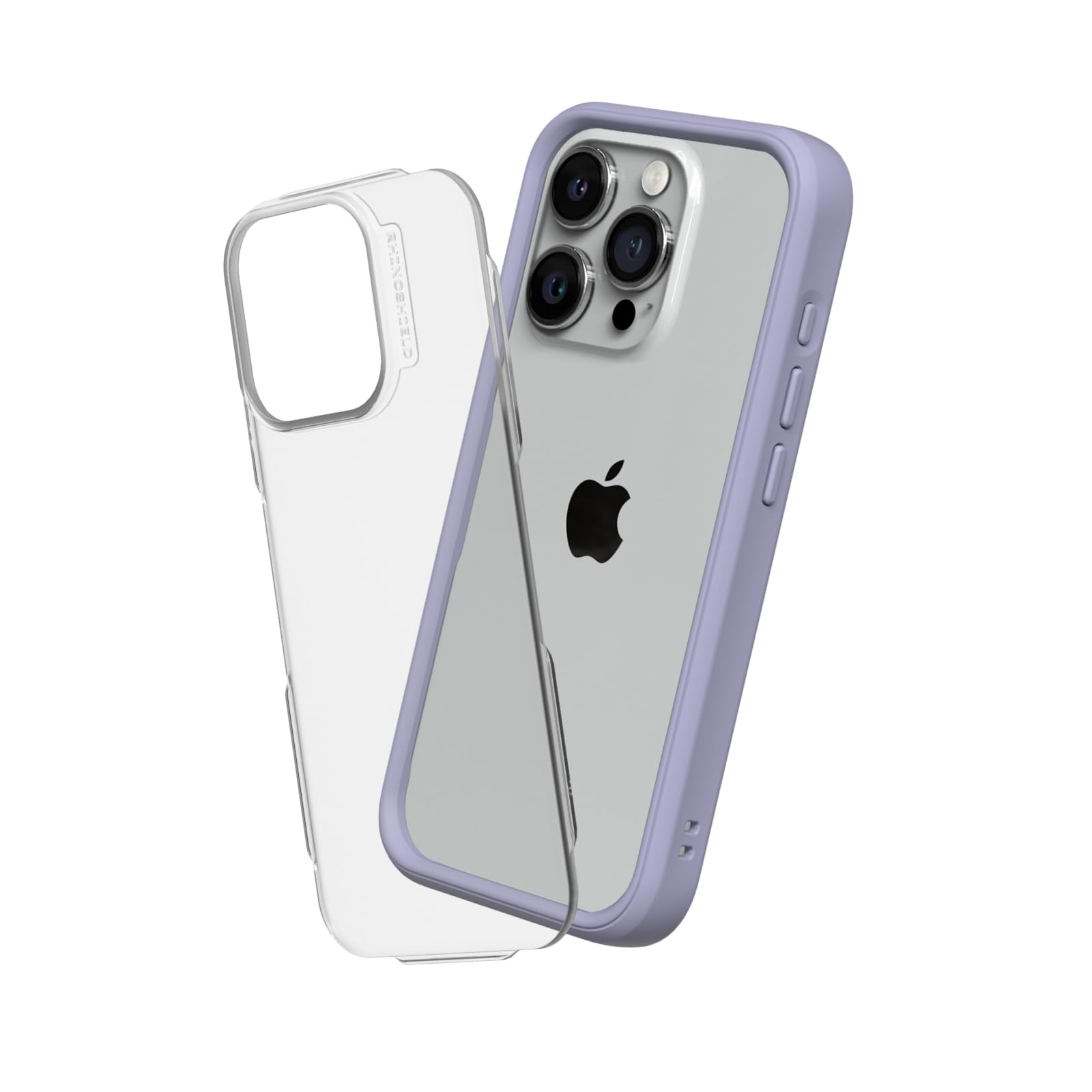 RHINOSHIELD Modular Case Compatible with [iPhone 15 Pro Max] | Mod NX - Customizable Shock Absorbent Heavy Duty Protective Cover 3.5M / 11ft Drop Protection - Lavender — image 1