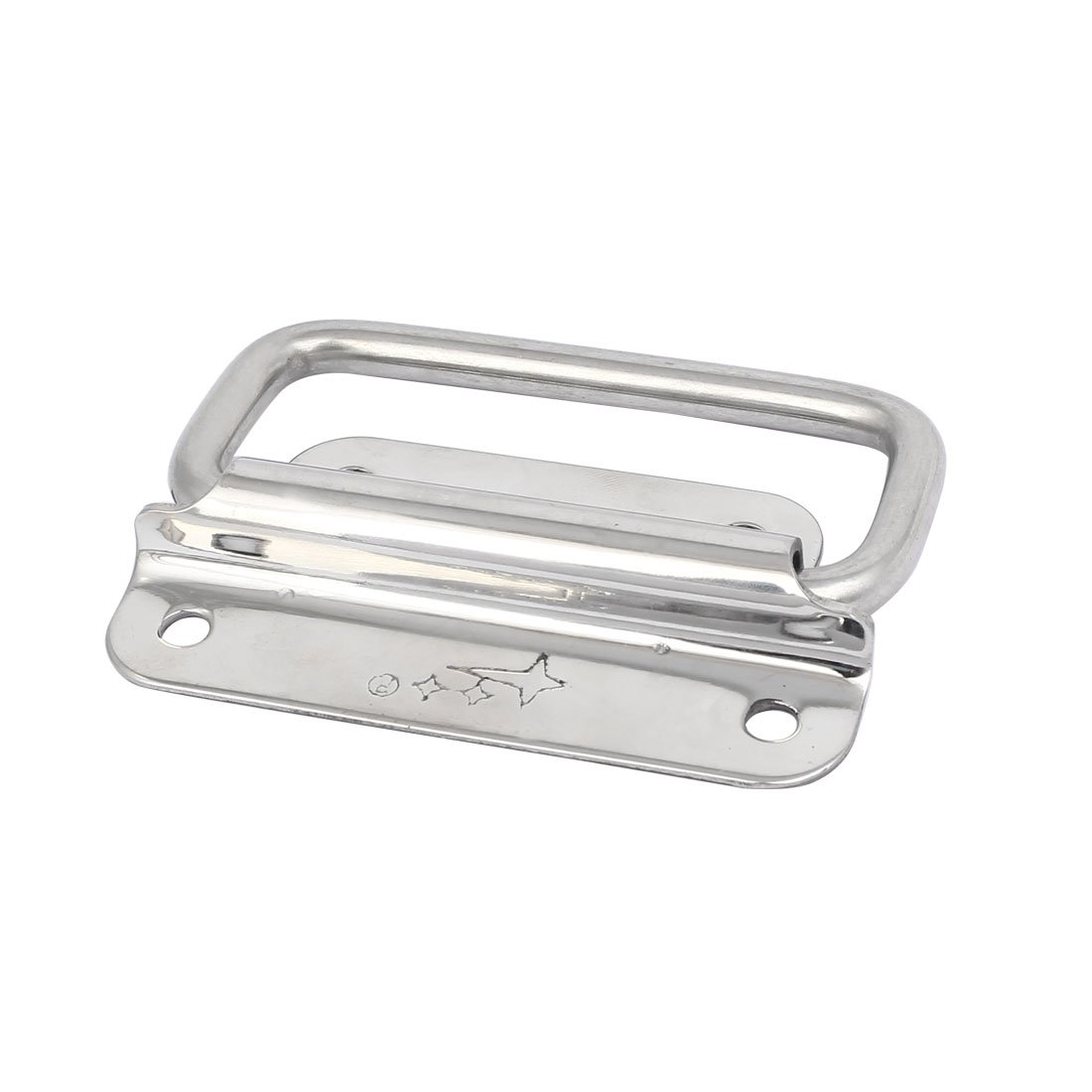 Sourcingmap Toolbox Chest Case 78mm Long Stainless Steel 90 Degree Folding Pull Handle