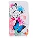 J1 Mini Case, Galaxy J1 Mini Case, Harryshell(TM) Butterfly Wallet Folio Leather Flip Case Cover with Card Holder for Samsung Galaxy J1 Mini J105B