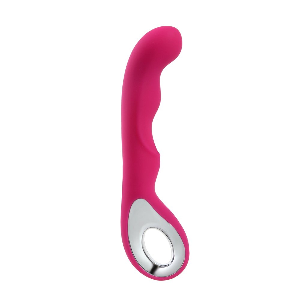 G-Spot Waterproof Rechargeable Dildo Vibrator 10 Speeds Silicone Clitoris Vagina Stimulator Adult Sex Toys for Women and Couples (Pink)