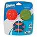 Chuckit! Fetch Pack Dog Ball Dog Toys, Medium (2.5 Inch) Pack of 3, for Medium Breeds, Includes Erratic, Strato and Ultra Squeaker Balls