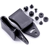 TacWare TAC Clip Wide-Body Adjustable Cant Angle Universal Holster Attachment - (2 Pack w/Mounting Hardware) - USA Made IWB Belt Clips - Feature Grip Hook Design