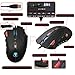 12 Buttons RGB MMO Gaming Mouse, NPET M50 Ergonomic FPS Programmable Backlit Wired Gaming Mice with Fire Button, Tunable Weights, Up to 10000DPI for Notebook, PC, Laptop, Computerthumb 3