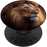 Lion Illustration Graphic PopSockets Adhesive PopGrip