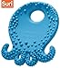 Mayapple Baby | Suri the Octopus & Friends Baby Teethers | 3-Stage Teething Toys, Silicone | Blueberry Color Set - 3 Teethers | Award-winning, Patented