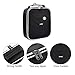 Kato Thermal Insulated Lunch Bag Cooler Tote, Outdoor Sports Portable Lunchbox with Dual Zipper Closure and Front Pocket for Men and Women, Black