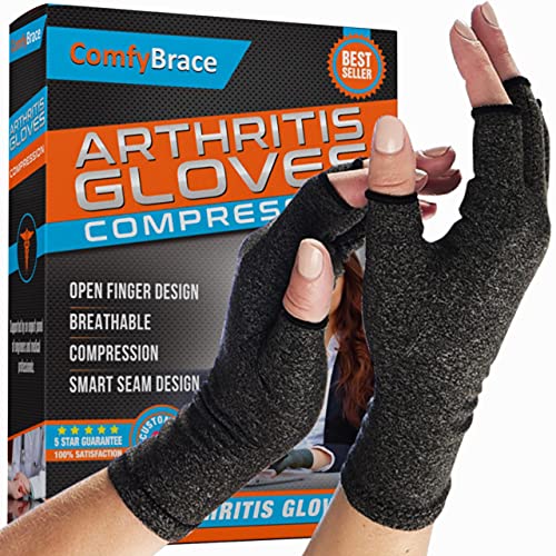 ComfyBrace Arthritis Hand Compression Gloves F.D.A. Comfy Fit
