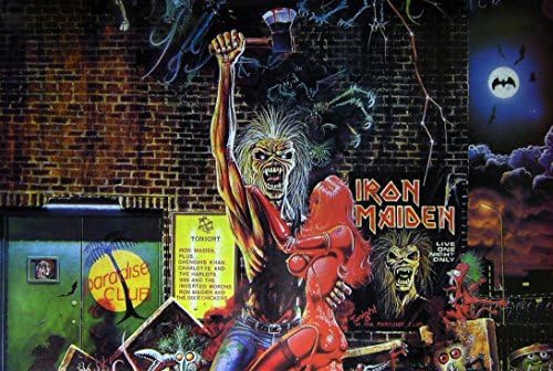 IRON MAIDEN “LIVE ON NIGHT ONLY” English Heavy Metal Band Music Image Print Poster Size 24” x 36” S-0798