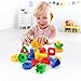 LotFancy Nuts and Bolts, 24pcs Fine Motor Skills Occupational Therapy Toys for Kids, Shapes and Colors Matching Toys, Montessori Building Construction Game with Storage Box for Baby and Toddlers