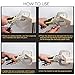 KOTTO 3 Packs Heavy Duty Locking C-Clamp Set, 6 Inch, 9 Inch and 11 Inch Locking Pliers Tools With Swivel Tips with Storage Bag for Craftsmen, Home & Workshop Use