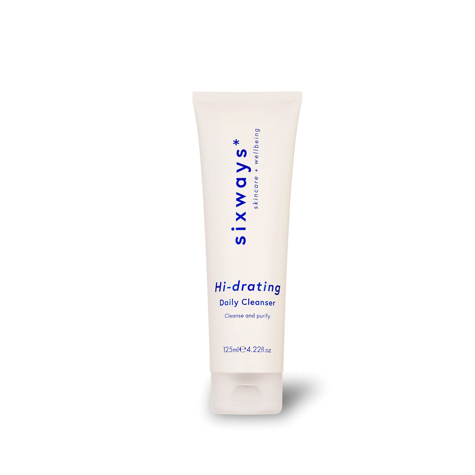 Sixways Hi-drating Daily Cleanser: Hydrating and Nourishing Vegan Wash with Aloe Vera, Made in the UK, For All Skin Types, 125ml