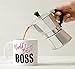 MAUAG World's Best Boss Funny Coffee Mug for Boss Day White 11 Oz, Work and Office Holiday or Birthday Present for Worlds Best Male or Female Bosses, Manager