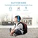 Termichy Wired Kids Headphones with Microphone and Music Sharing, Foldable Lightweight Adjustable Stereo Headset for Cellphones Smartphones iPhone iPod Laptop Computer and More (Blue)