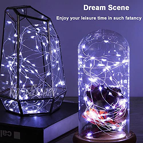 2M 20 Lights Christmas Led String Lights, Battery Operated String Lights Waterproof Led Party Light (B, One Size)