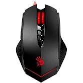 Bloody V8MA Ultra Core 3 Optical PC Gaming Mouse with X'Glide Metal Mouse Feet for Precision Handling - 8 Programmable Buttons for Macros/Scripting/Automation - Ideal for Palm Grip - 3200DPI
