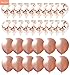 Rose Gold Party Decorations | 70 Pack | 16 R. Gold Balloons 18 INCHES + a Table Runner + a Set Happy Birthday + 2 Curtains + Pairs 60M. Ribbons + 2,100 pcs R. Gold Table Confetti + 50 Pack Straws