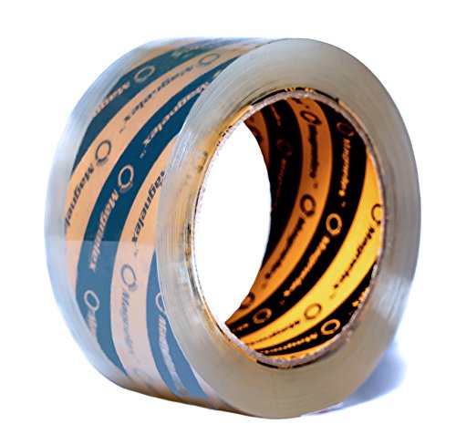 Tapexpert Premium Packing Tape Thicker, Tougher 3.0Mil. Crystal Clear Packaging Tape. 6 Rolls with Longer 60 Yards Each. Not Found in Stores. Resists Splitting, Tearing. Postal Approved - Thumbnail 2