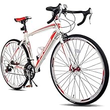 Top Best Affordable Road Bike Reviews - Merax Finiss Aluminum 21 Speed 700C Road Bike Racing Bicycle Shimano