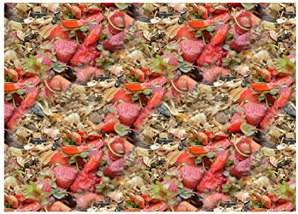 Mulch And Strawberry Compost Cutting Board, Tempered Glass, 11 1/4 inches x 8 Inches