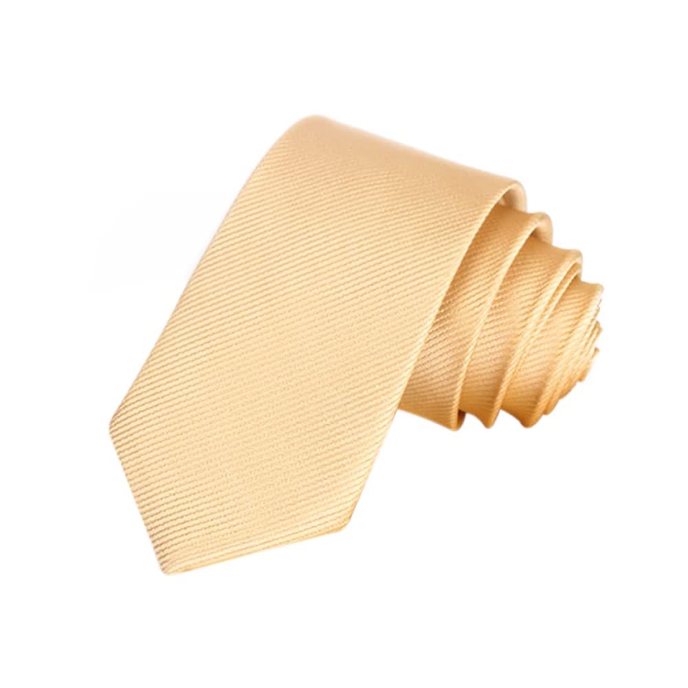 YOFASEN Men Tie Set - Polyester Classic Men Tie with Handkerchief & Cufflinks & Necktie & Pocket Square & Tie Clips, PT571T-K, 145 * 6cm