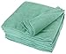 Eurow Microfiber 14 x 14in 300 GSM Cleaning Towels 25-Pack (Green)