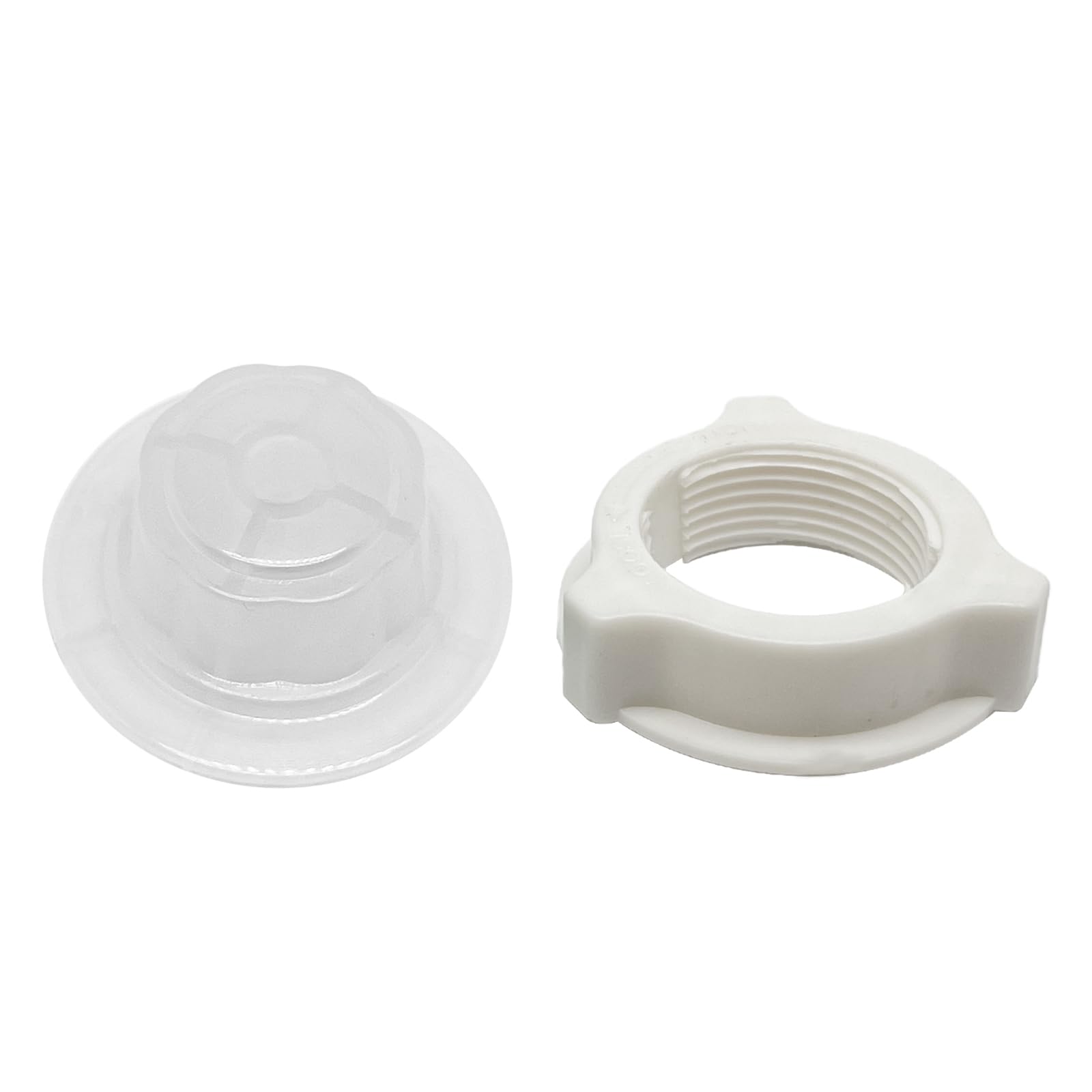 Photo 1 of 2 Pcs Electric Fan Nut Covers Replacement,Plastic Fan Blade Cover Nut,for Household Standing Pedestal Fans(Transparent+White)