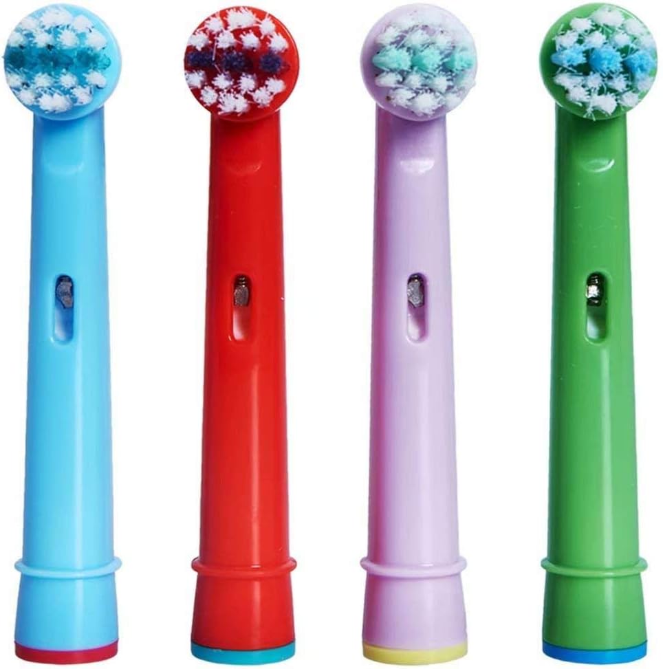 SYSMIC Kids Toothbrush Heads Soft Bristle Compatible with Oral B Kids Toothbrush Head