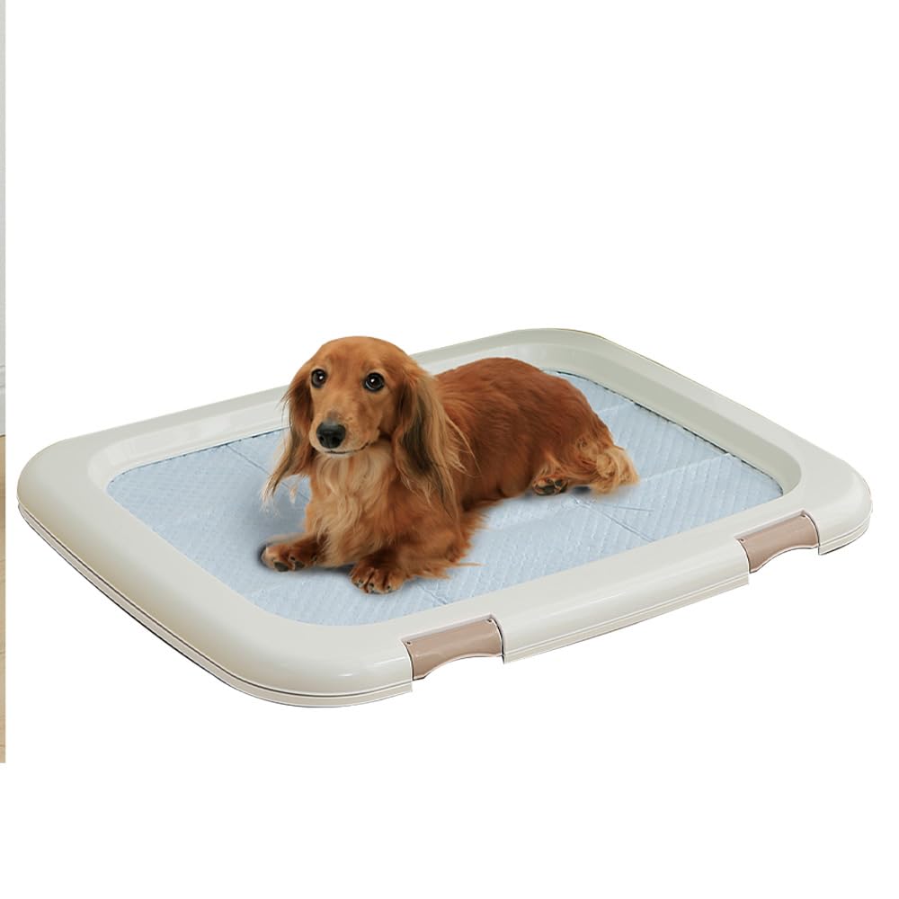 アイリスオーヤマ フチもれしにくいペットトレー ホワイト ワイドサイズ用商品画像