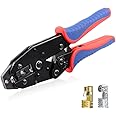 HKS Spark Plug Connector Crimping Tool For Ignition Cable and Spark Plug Wire - Ratcheting Wire Crimpers - Max Diameter 8.5mm - Ratchet Terminal Crimper - Electrical Crimping Tool