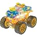 Laser Pegs 61010 Super Monster Truck 6-in-1 Building Set; The First Lighted Construction Toy to Ignite Your Child's Creativity; It's Your Imagination, Light It Up
