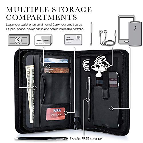 Cooper Bizmate Padfolio Organizer Case for 78" Tablets Business Executive Tablet Portfolio