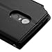 LG Stylo 3 Case, Stylo 3 Plus Case, 5 Card Bicast PU Leather Folio Wallet with Magnetic Flap and Kickstand, Comes with Screen Protector and Stylus - Black