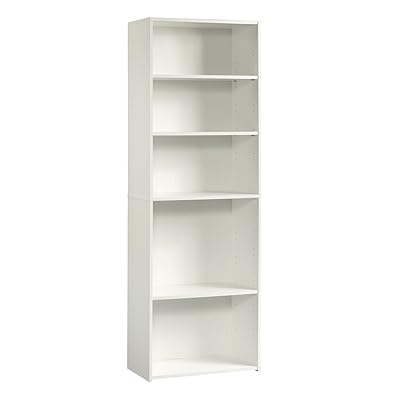 Sauder Beginnings 5-Shelf Bookcase – Space-Saving Storage