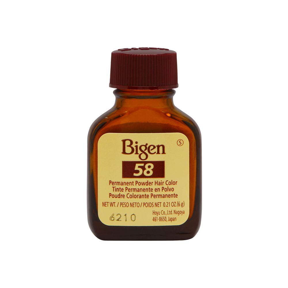 Bigen Permanent Powder Hair Color 58 Black Brown Buy Online In United