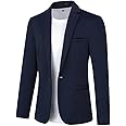 Cloudstyle Men's Suit Jacket One Button Slim Fit Sport Coat Business Daily Blazer