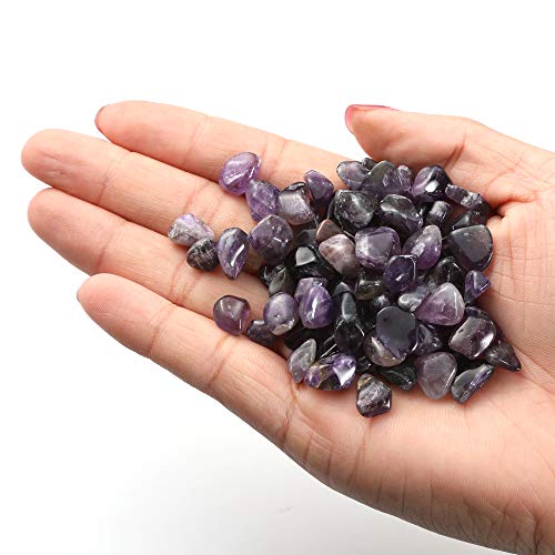 1 Kingyao+Amethyst+Tumbled+Crushed+Decoration