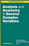 Analysis and Geometry in Several Complex Variables : Proceedings of the 40th Taniguchi Symposium, , 0817640673