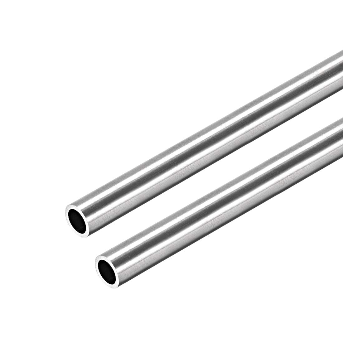 sourcing map 304 Stainless Steel Round Tubing 8mm OD 1mm Wall Thickness 250mm Length Seamless Straight Pipe Tube 2 Pcs