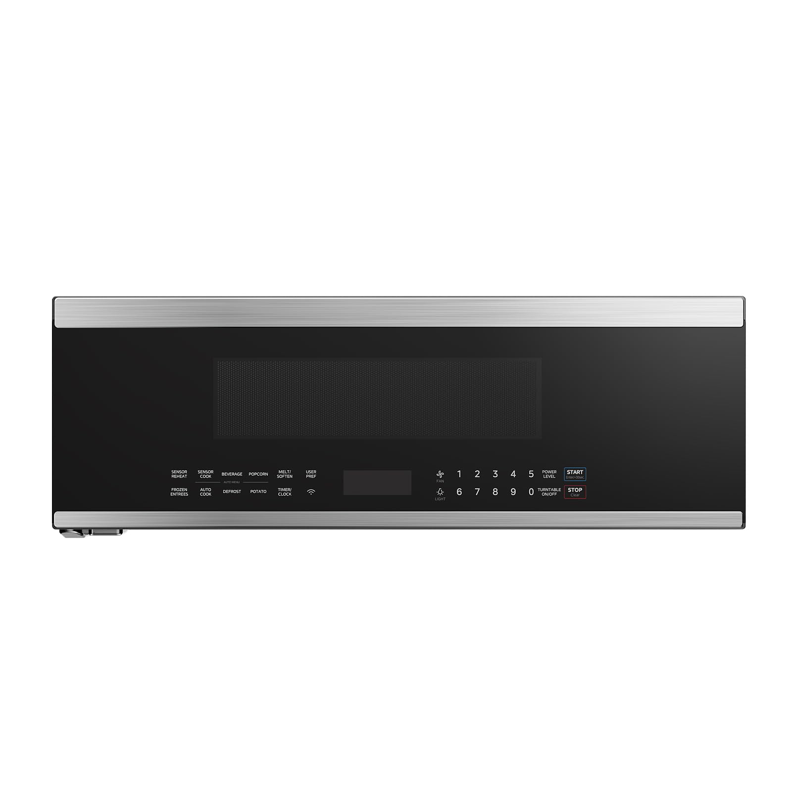 Photo 1 of Midea MMO12S3ASTZ Over the Range Ovens, 1.2 Cu.ft Slim, Stainless Steel Microwaves, 1000W Heating Power with 400CMF Vent Fan
