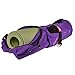 Peace Yoga Air Vent Yoga Mat Bag Purple Flower