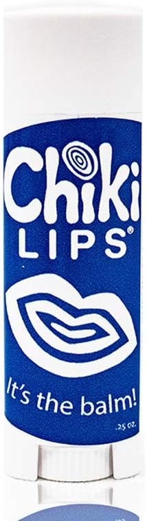 Chiki Lips Lip Balm 100% All Natural Organic Handmade Therapeutic Healing Lip Balm Twist Up Tube .25 oz
