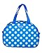 kora K1-064 Insulated Fashion Lunch Tote, Blue with White Dot
