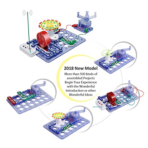 Bable Buckles Circuits System Toys Science Experiments Kids Electronics Discovery Kit Manual Electrical Generator - 500 Projects
