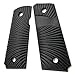 EXEL 1911 Slim G10 Grips, Compact/Officer, Big Scoop, 3/16 Thin, Sunburst Texture, These Grips Only Work with Short Bushings, Cool Hand Brand