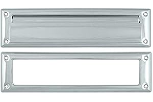 Deltana MS211U26 13 1/8-Inch Mail Slot with Solid Brass Interior Frame